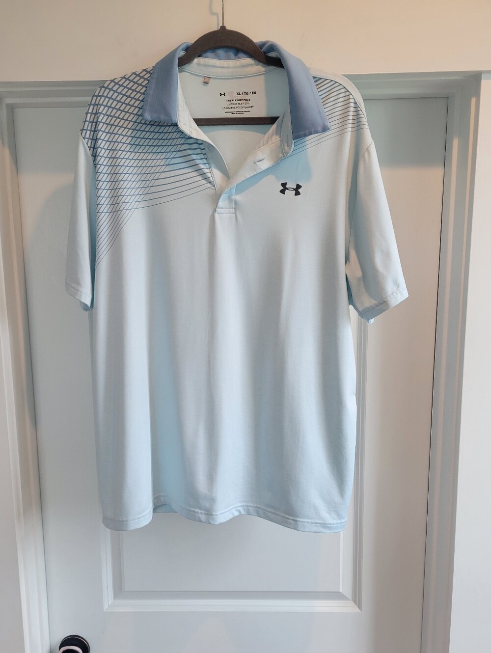Under Armour Light Blue Men's Performance Polo Shirt